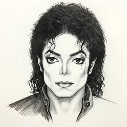 pencil manga michael jackson head portrait manga model _ sheet