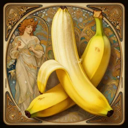 a banana as a giant phallic symbol, highly detailed, elegant, intricate, digital painting, artstation, smooth, sharp focus, art by artgerm and greg rutkowski and alphonse mucha