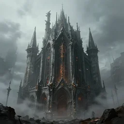 ian mcque architecture, necromunda, grimdark, fog