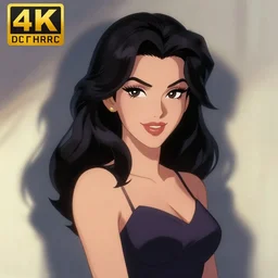 lovely adult woman character portrait, by don bluth, highly detailed, dynamic shadows, 4 k, wallpaper - 1 0 2 4