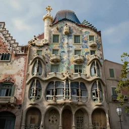 a beautiful ultradetailed painting of closet urbex building by antoni gaudi, apocalyptic, archdaily, wallpaper, highly detailed, trending on artstation.