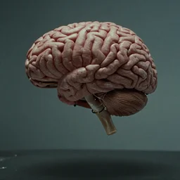 film still from the new live - action netflix movie adaptation,'a floating, disembodied human brain annoying everyone'