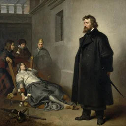 katyusha is led away to the prison, the resurrection, leo tolstoy, drawn by rembrandt