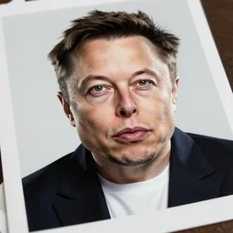 high angle photo of elon musk in the style of stefan kostic, realistic, sharp focus, 8 k high definition, insanely detailed, intricate, elegant, art by stanley lau and artgerm