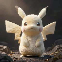 albino pikachu