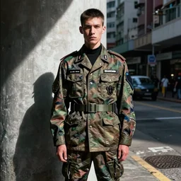 balenciaga military, in the hot topic cybergoth hong kong streets
