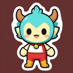 cute miss mascot regice regice regice super hero sticker art, cronobreaker, beeple game icon