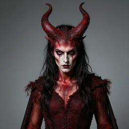 portrait of satan. professional studio photography. hdr 8 k. - n 9
