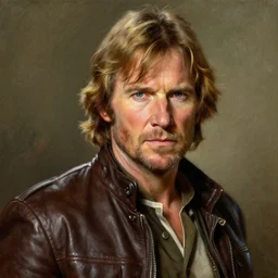 old harrison ford as han solo, oil painting, artgerm, portrait, highly detailed, artstation