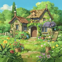 a creole garden from reunion island by makoto shinkai, by studio ghibli, anime, trending on artstation