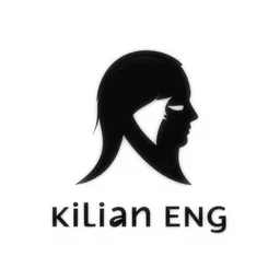 a wandering mind, logo without text, simple white background victo ngai, kilian eng. professional