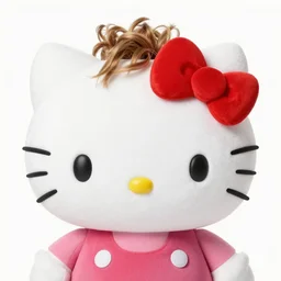 zuckenberg wearing hello kitty costume , award-winning photo
