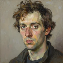 high quality high detail painting by lucian freud, hd, portrait of gustavo fringe