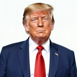 Donald Trump illustration by Takehiko Inoue, cinematic