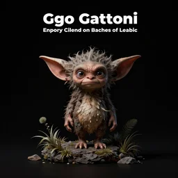 lonely goblin, black background, extremely detailed, sharp focus, wide view, full body shot, smooth, digital illustration, by ugo gattoni