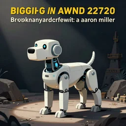 a ( ( ( ( ( ( ( robot dog ) ) ) ) ) ) ) illustration by aaron miller!!!!!