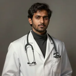 male indian physician as a game of thrones character, wearing a stethoscope, highly detailed digital painting, artstation, concept art, smooth, sharp focus, illustration, art by artgerm and greg rutkowski and alphonse mucha