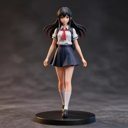 eBay, Full body, 80mm resin figure of school girls