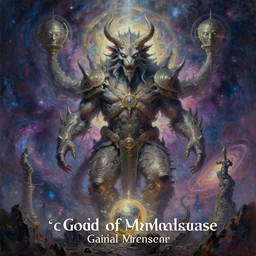 god of monsters metaverse made of ancient magic technology, galactic nebular astral realm sacred journey in oil painting, trending on artstation, award winning, emotional, highly detailed surrealist art