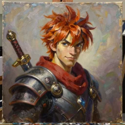 a painting of teemo, a character oil on canvas portrait by gerald brom and greg rutkowski, masterpiece, fantasy art, artstation hq