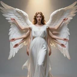 female biblically accurate angel with 1 0 0 0 arms