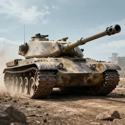 hyper realistic gritty massive tank battle from a ground level view, octane render,
