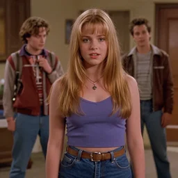 a film still from heathers ( 1 9 8 9 )