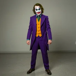 jeff goldblum cosplaying as the joker, dragoncon, flash photography, full length, full resolution, 3 5 mm, f / 2. 8