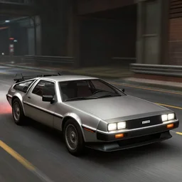 DeLorean DMC-12 from NFS Underground, game screenshot