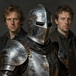 dark souls knight as fantasy knight, realistic closeup portrait art by norman rockwell and donato giancola and greg rutkowski
