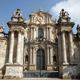 a gate of heaven in baroque style