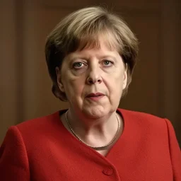 Angela Merkel in the style of Junji Ito