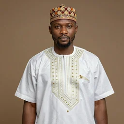 Realistic Ogun, movie shot, studio shot