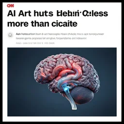 screenshot of cnn article titled ai art hurts brain cells more than cocaine