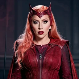 lady gaga as the scarlet witch High resolution. Highly detailed. Dramatic. 8k.4k.