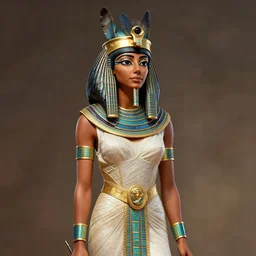 egyptian woman tan skin, priestess, feathered rob, scale armor, karol bak, donato giancola, digital art, ambient lighting, studio lighting,