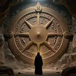 Turkic Origin Myth Ergenekon Michael Whelan by Jeff Easley photorealistic by Edmonia Lewis, cinematic, fantastic reality, detailed, intricate dramatic lighting, establishing shot, 8k resolution