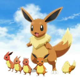 amoeba eevee evolution pokemon