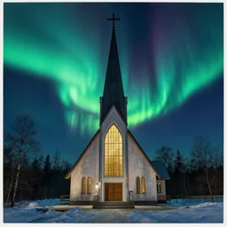 thorncrown chapel johfra bosschart, northern lights by gerhard richter, northern lights by beeple