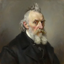 a detailed portrait of old victorian wizard mohawk by edouard bisson, oil painting, muted colours, soft lighting
