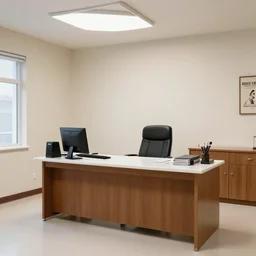 interior of private detective office, photo from tv guide magazine