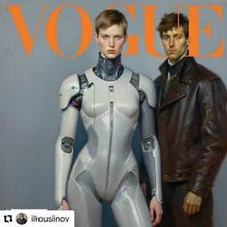 vogue magazine, elle magazine, instagram fashion, ilya kuvshinov, john singer sargent, trending on artstation, oil painting, cyberpunk, intricate