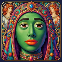 An extremely psychedelic experience, colorful, surreal, dramatic lighting, pepe meme, LSD, face, detailed, intricate, elegant, highly detailed, digital painting, artstation, concept art, smooth, sharp focus, illustration, art by Sam Spratt, Dan Mumford, Jim Burns, Artem Demura and Alphonse Mucha