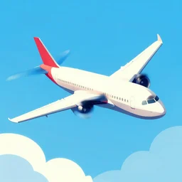 airplane illustration vector digital art trending on artstation