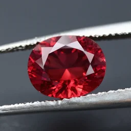 award winning photograph of a sparkly red gem