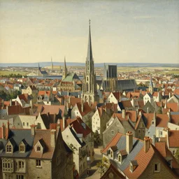 Cityscape in the Middle Age, by Alfred Wallis and Anton Vidokle