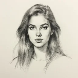 ayme roman, sketch, portrait