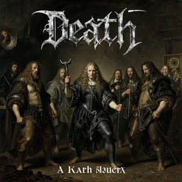 a death metal album cover by rembrandt