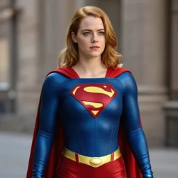 emma stone as superman by killian eng