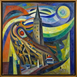 a painting of the tower of babel by malevich